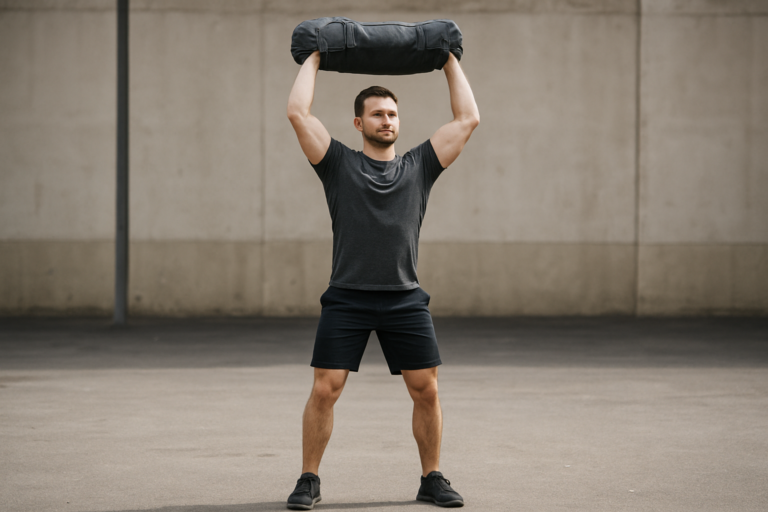 Sandbag Overhead Press