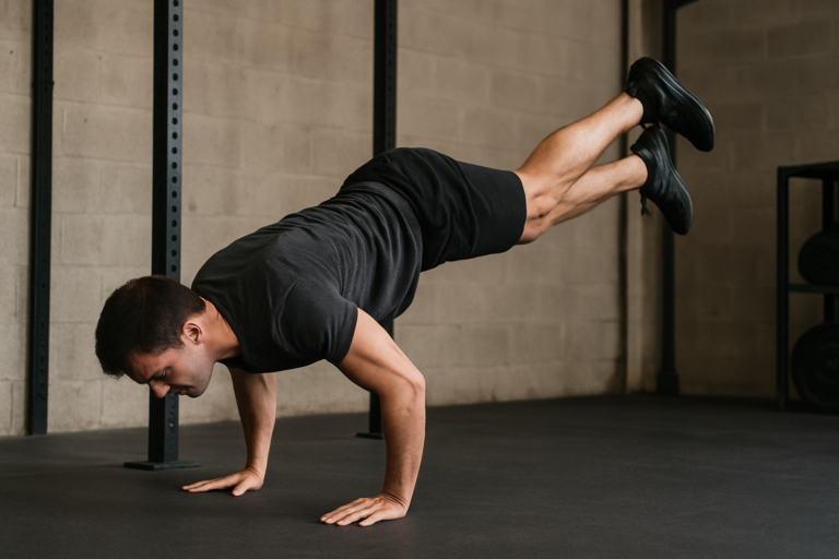 Kipping Handstand Push-up