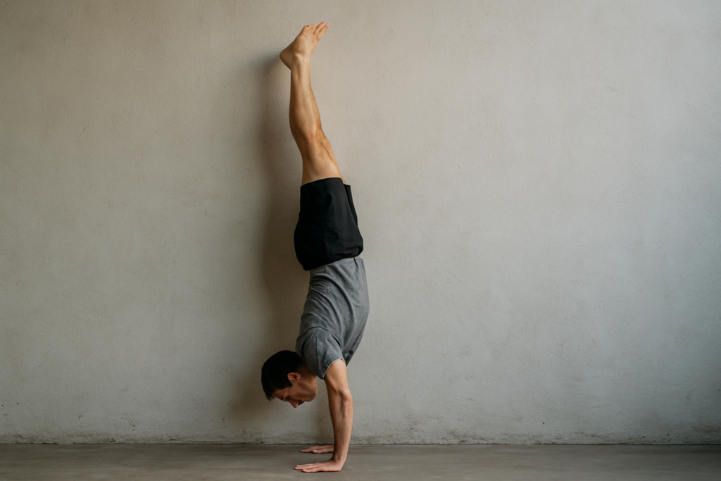Wall Facing Handstand Hold