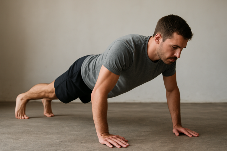 Staggered Push-up
