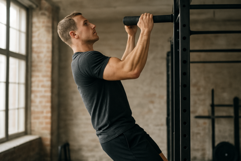Klimmzug mit Fat Grip