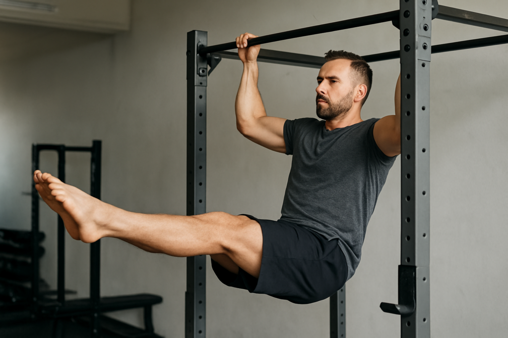 Pull-up to Leg Raise