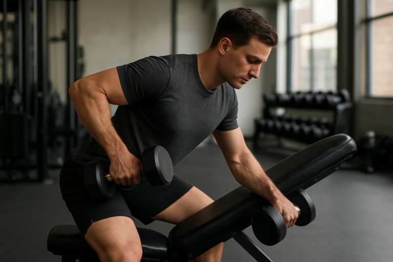 Incline Dumbbell Row