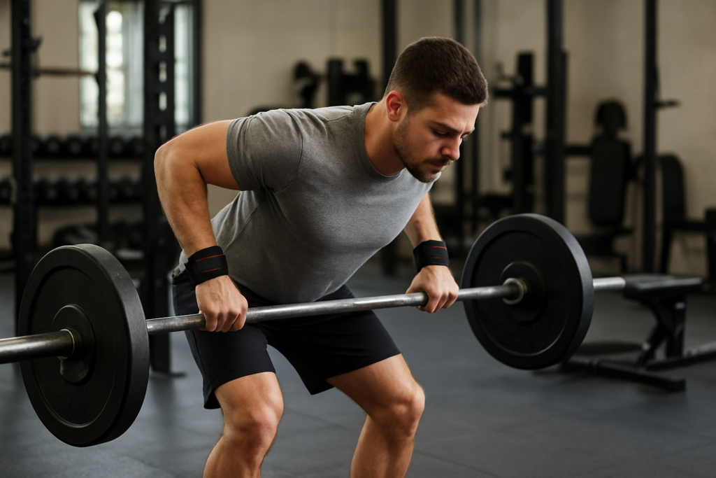 Wide-Grip Barbell Row