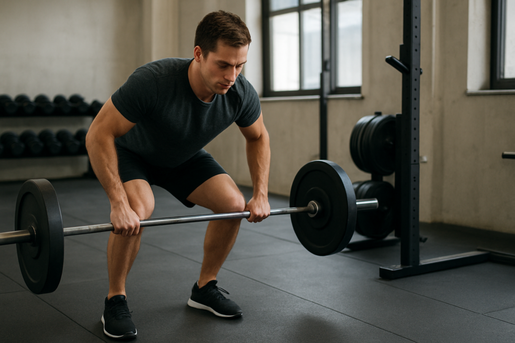 Overhand Barbell Row