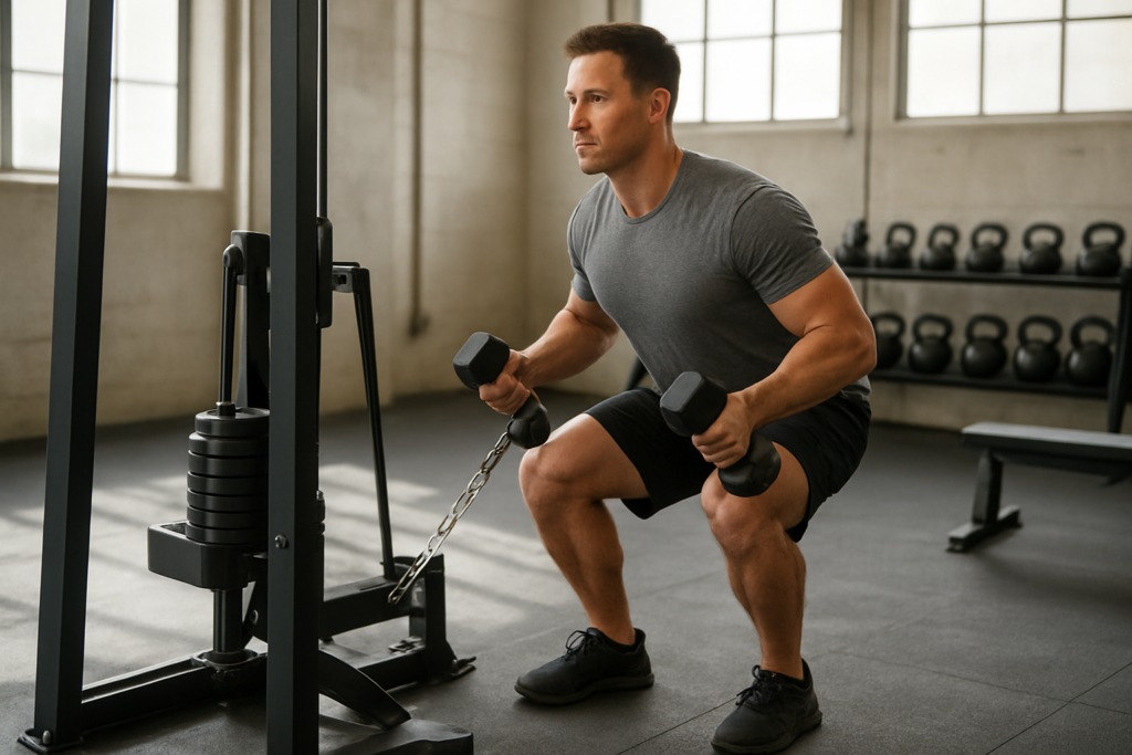 Belt Squat Row