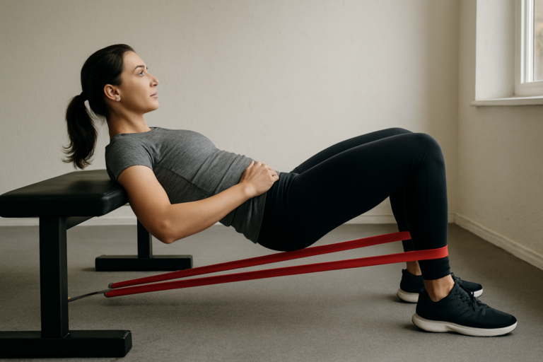 Hip Thrust mit Band