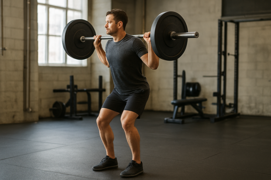 Calf Raise mit Langhantel