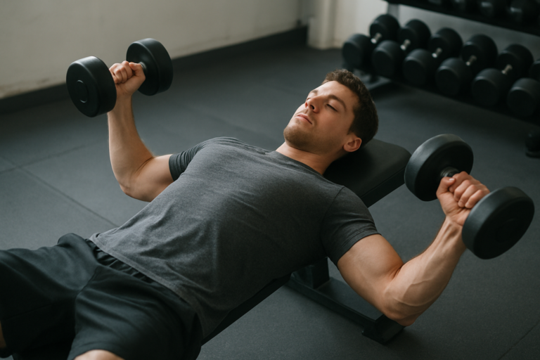 Dumbbell Fly flach