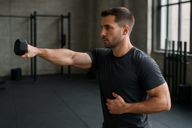 Dumbbell Serratus Punch