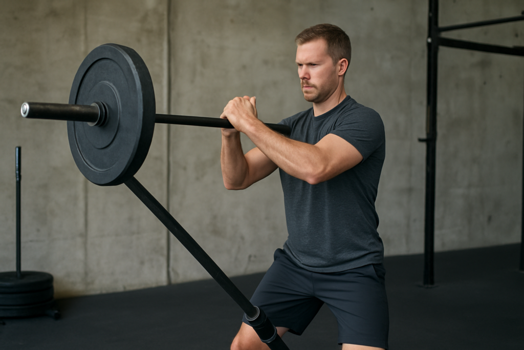 Landmine Shoulder-to-Shoulder Press