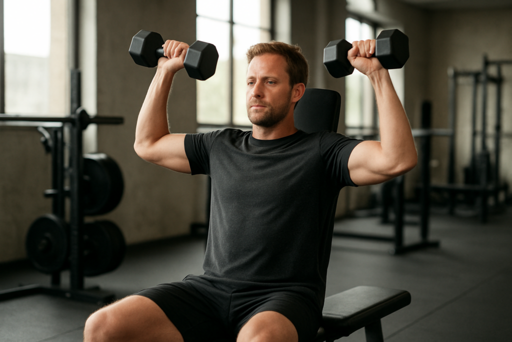 Seated Dumbbell Press