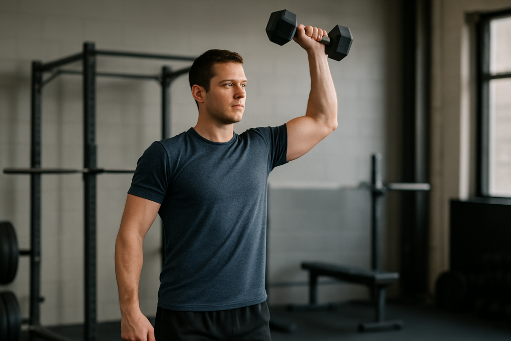 Single-Arm Dumbbell Press