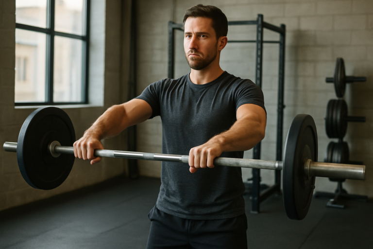 Barbell Front Raise