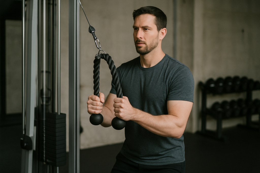 Rope Hammer Curl