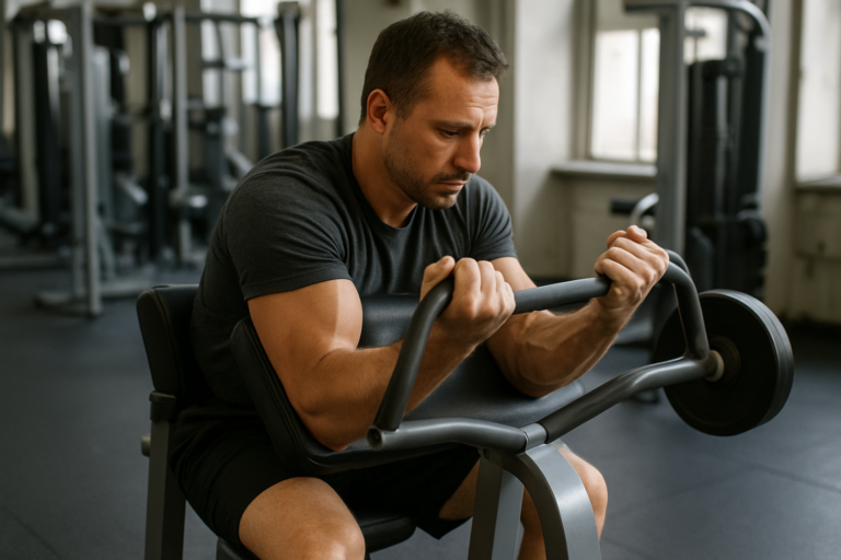 Preacher Curl Maschine