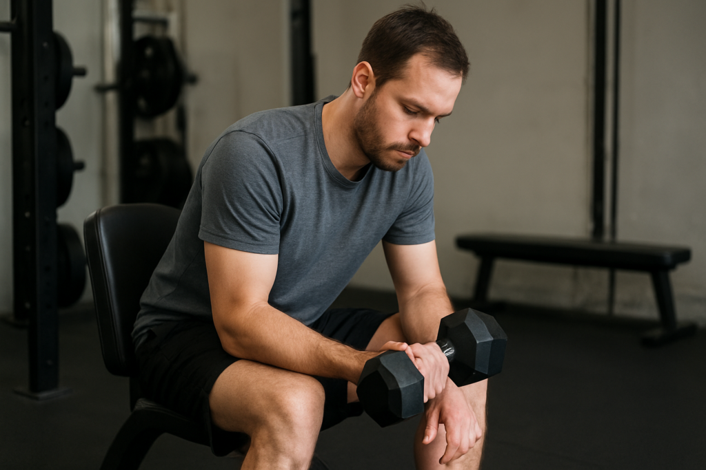 Reverse Wrist Curl Kurzhantel