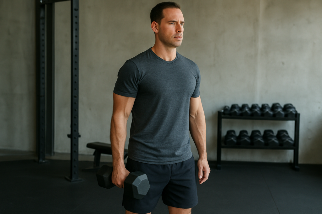 Hex Dumbbell Hold