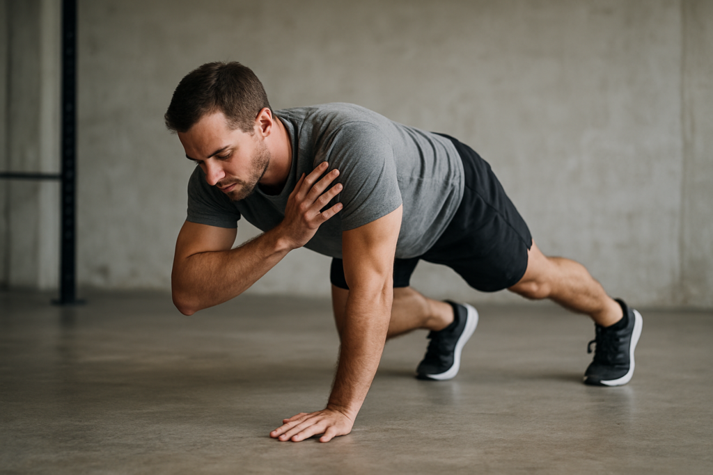 Bear Crawl Shoulder Tap