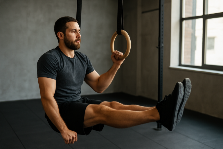 L-Sit an Ringen