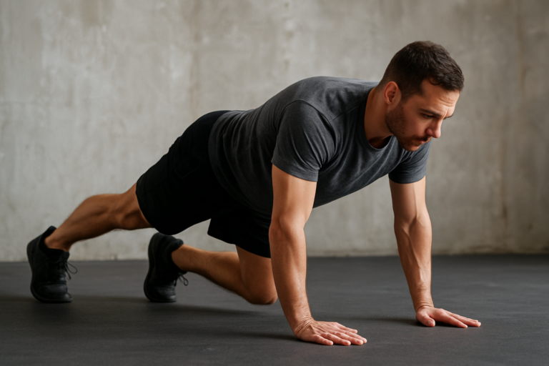 Plank Knee-to-Elbow