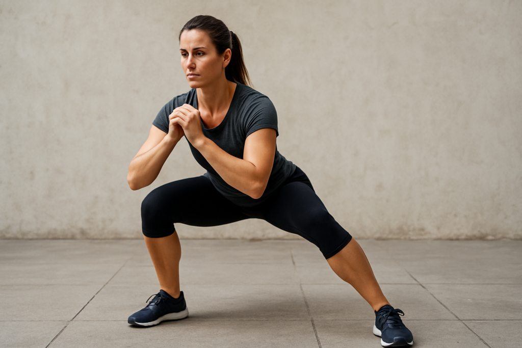 Lateral Squat Walk