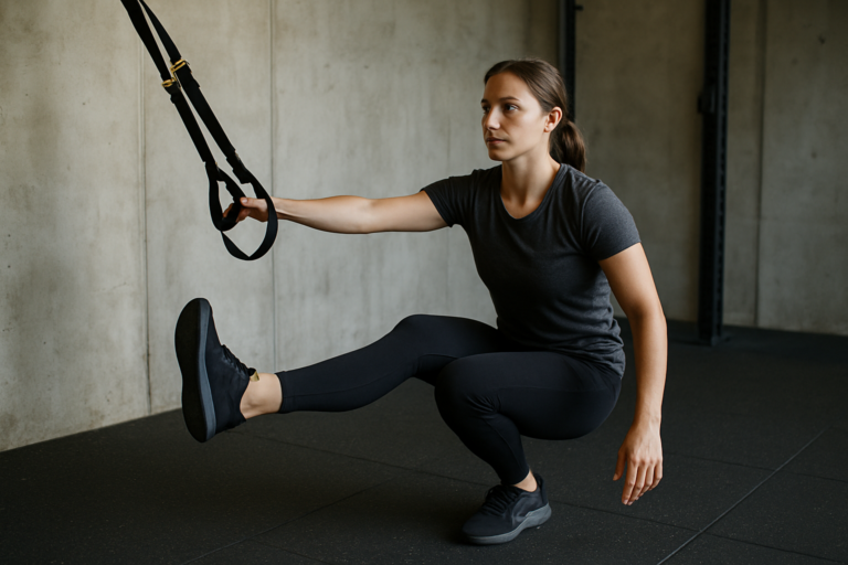 Assisted Pistol Squat