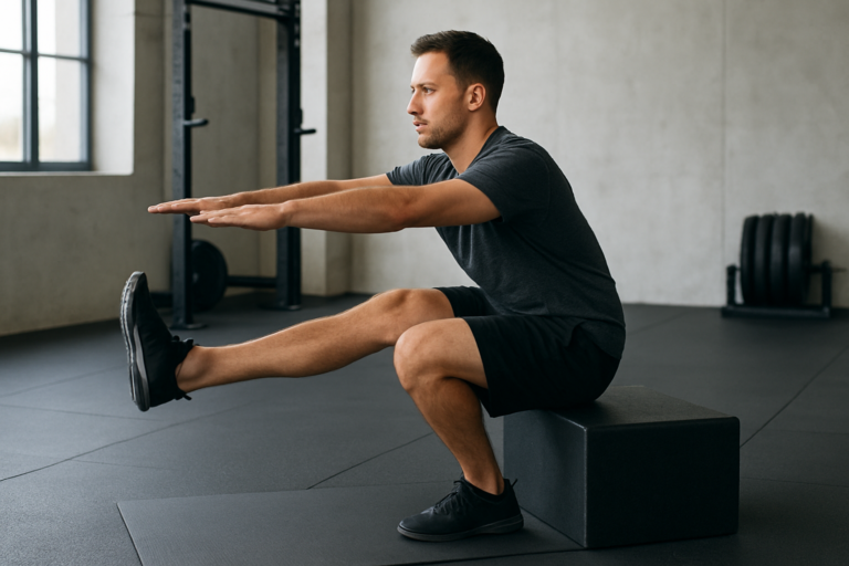 Pistol Squat to Box