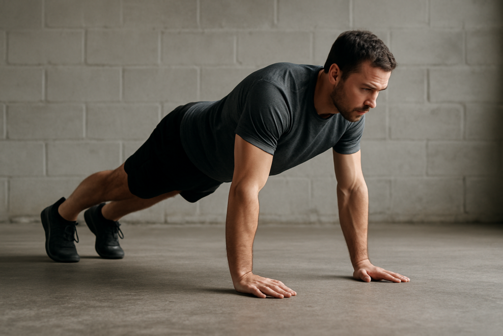 Burpee mit Liegestütz