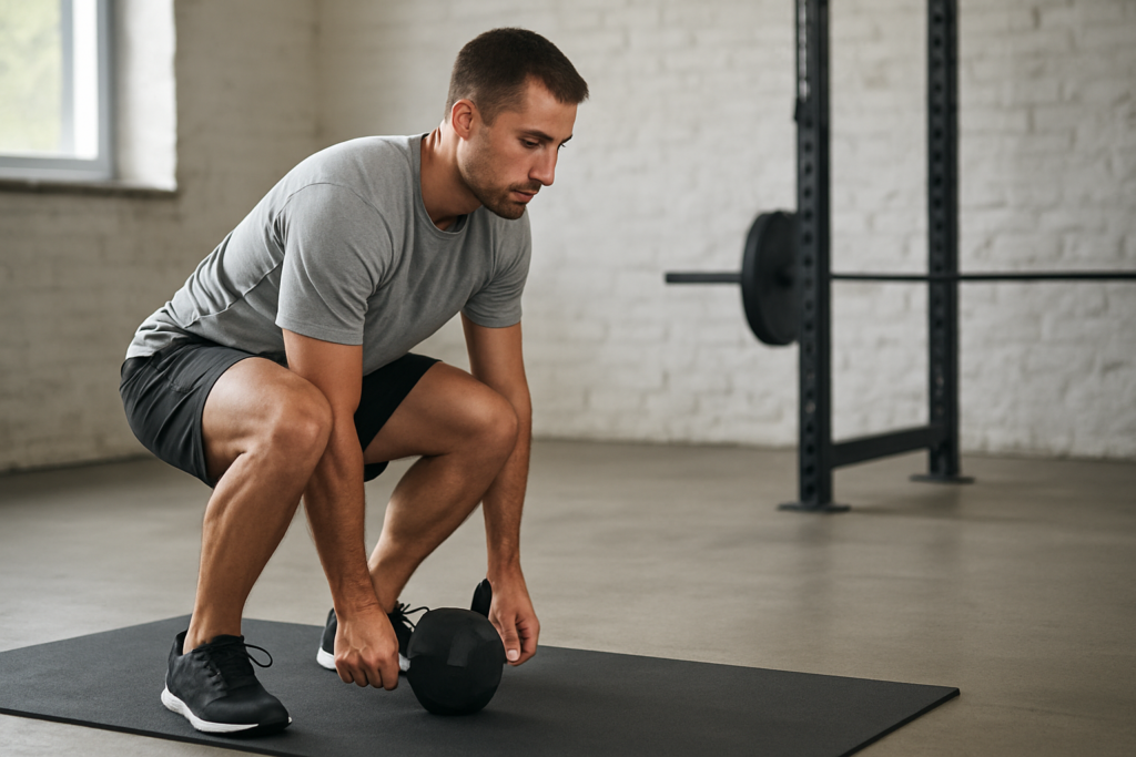 Burpee Dumbbell Snatch