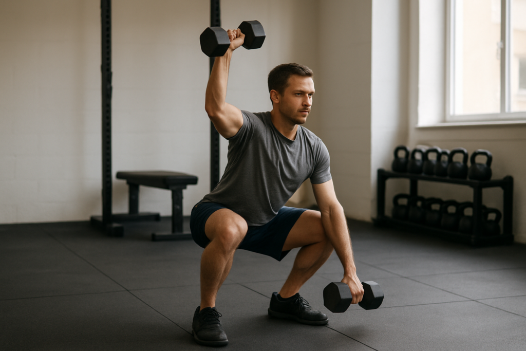 Dumbbell Ground-to-Overhead