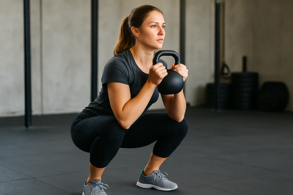 Kettlebell Deck Squat