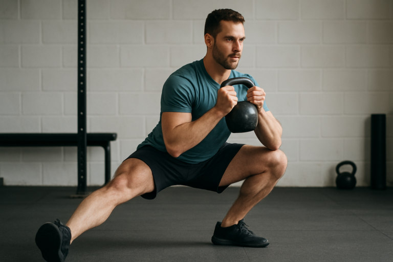 Kettlebell Cossack Squat