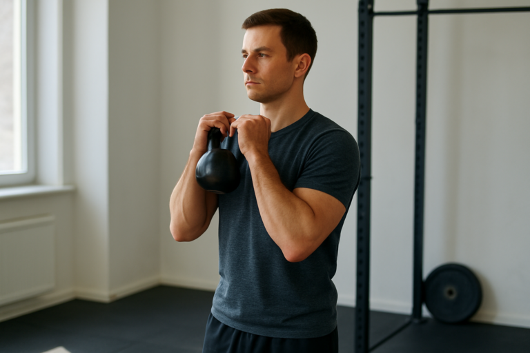 Kettlebell Horn Curl