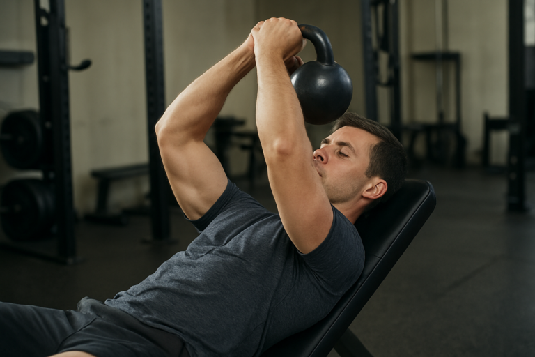 Kettlebell Skull Crusher
