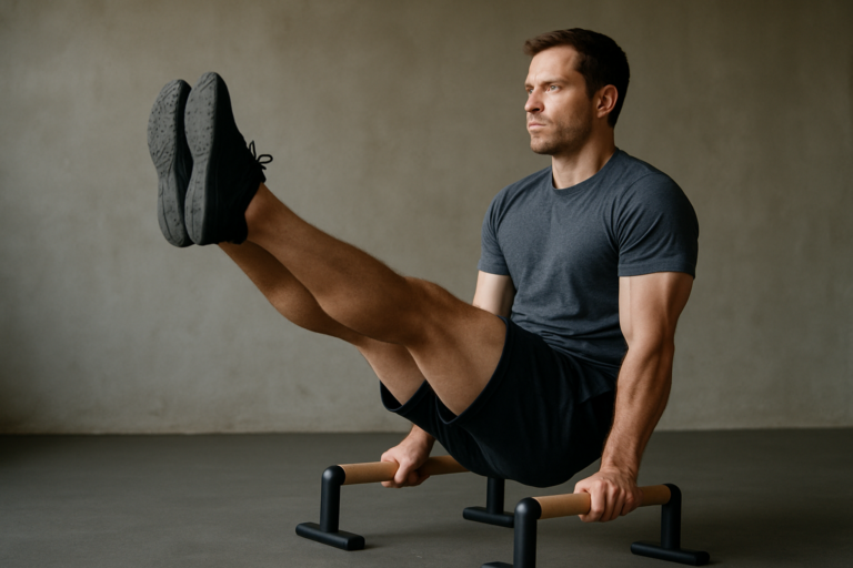Parallette V-Sit