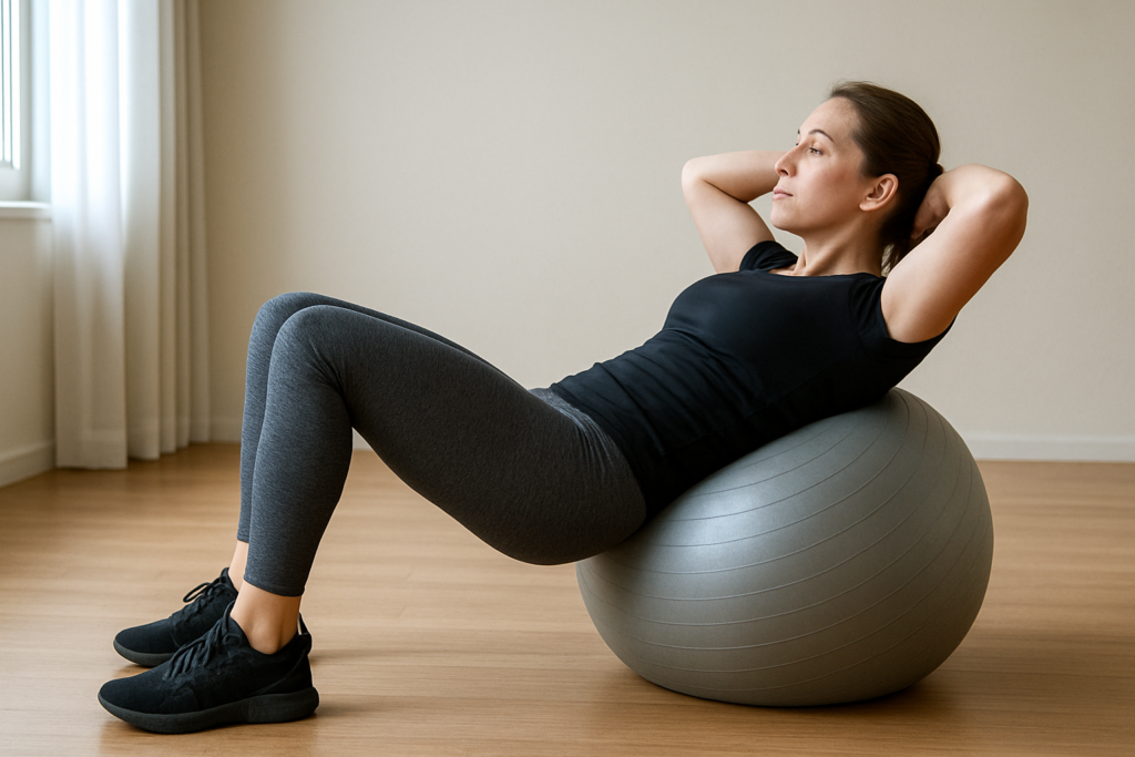 Stability Ball Crunch