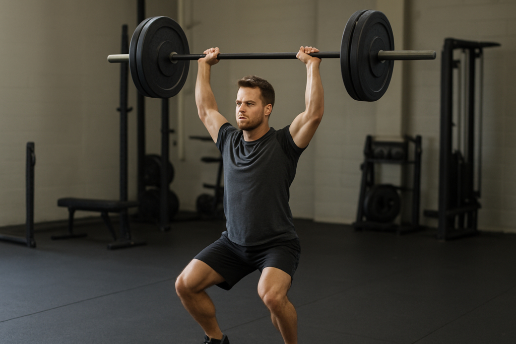 Trap Bar Overhead Press
