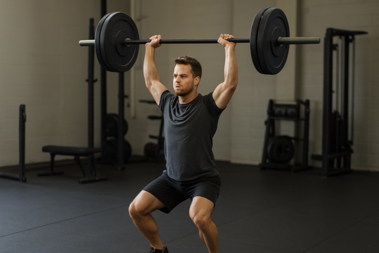 Trap Bar Overhead Press